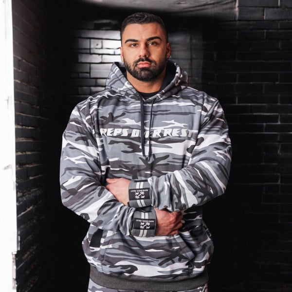 Grey Camo Lifting Sweatshirt