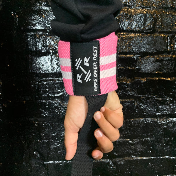 Black & Pink Zipper Lifting Sweatshirt - Reps Over Rest
