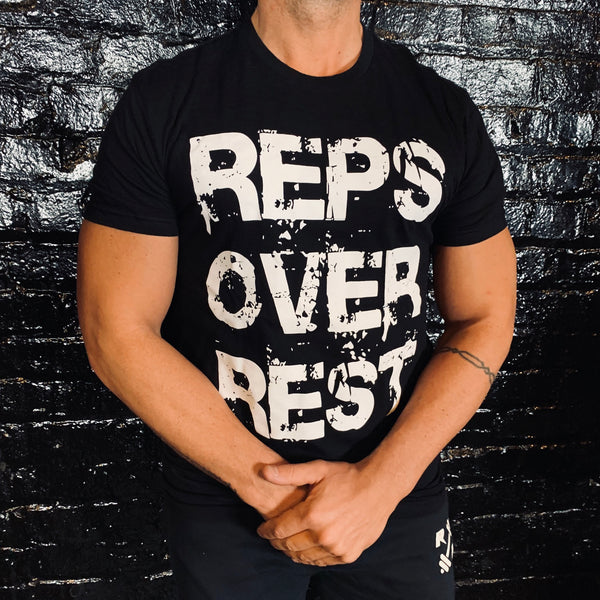 100% Cotton Reps Over Rest Graphic Tee - Reps Over Rest