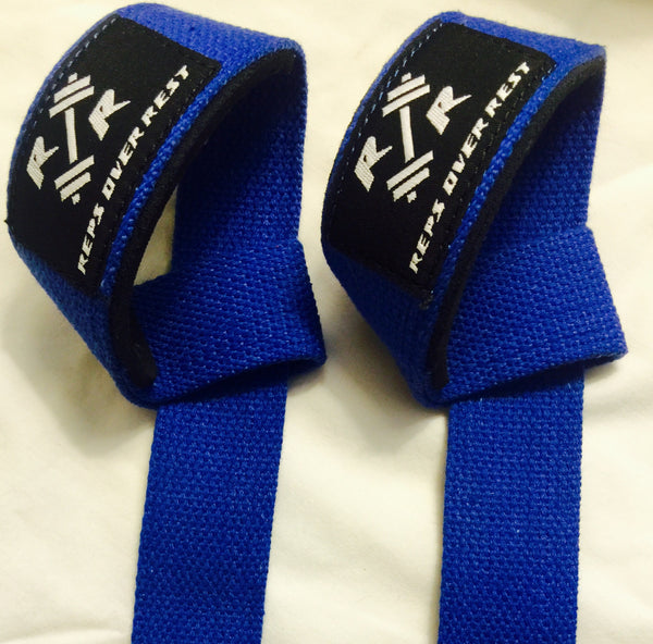 Heavy Duty Cotton Lifting Straps - Reps Over Rest